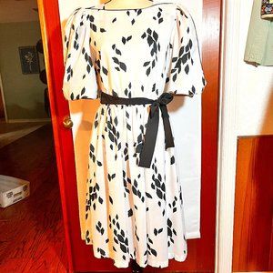 Vintage Puff Crinoline Sleeve Dress Union Tag